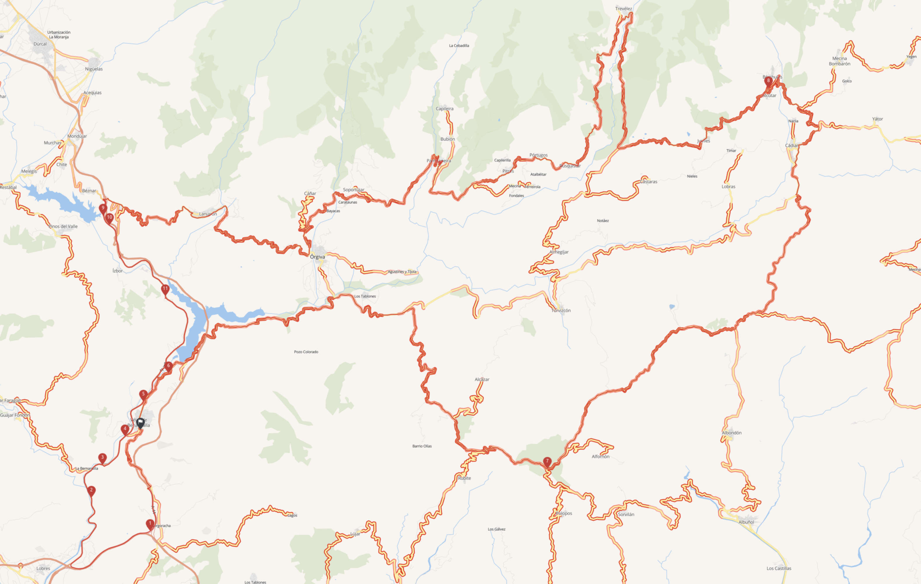 First day route