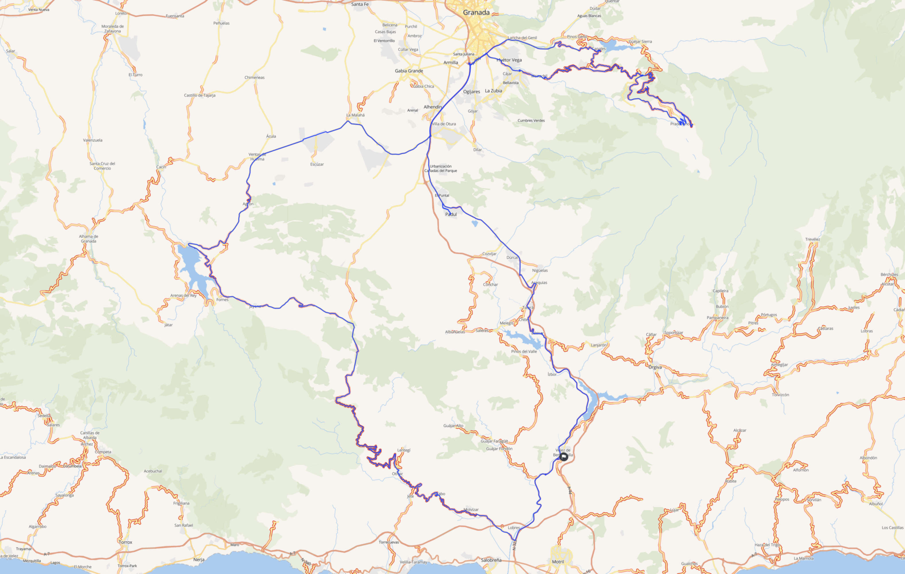 Second day route