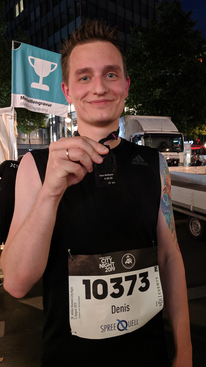My first ever race